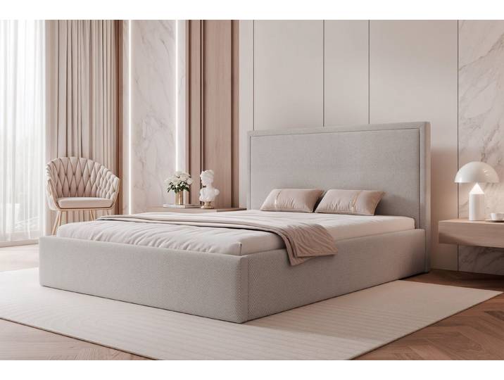 yourhouse24 Polsterbett Asuro Doppelbett Bettgestell Lattenrost