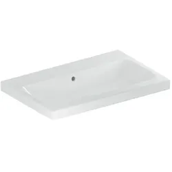 Geberit iCon light Waschtisch 501835003 70x48cm, ohne Hahnloch, mit Überlauf, weiß
