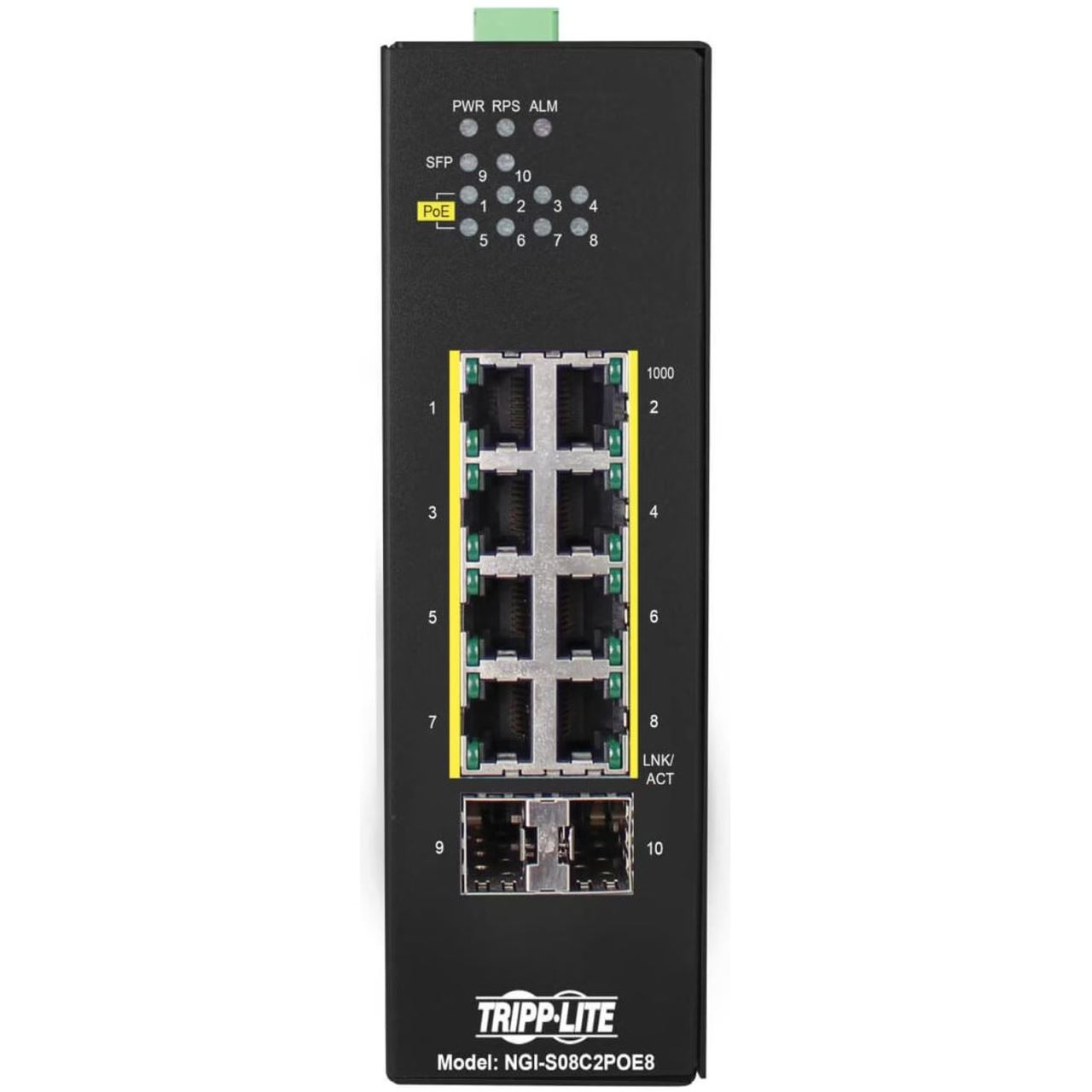 Eaton Tripplite Series 8-Port Lite Managed Industrial Gigab.