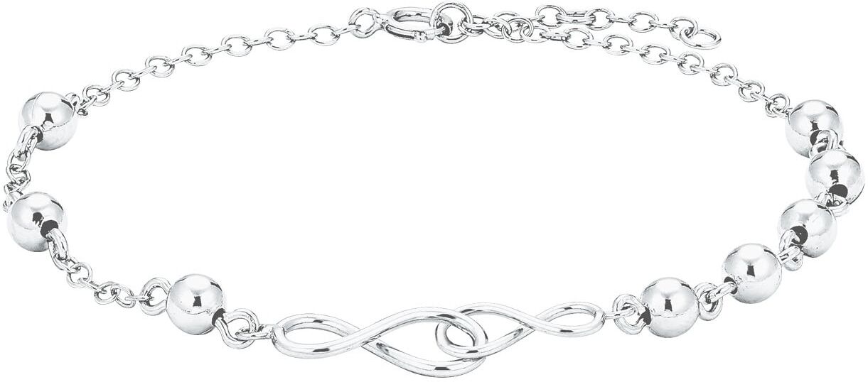 Silberarmband AMOR "2026222", silber (silberfarben), Armbänder, Damen, 19cm, Silber 925 (Sterlingsilber), Silberarmband