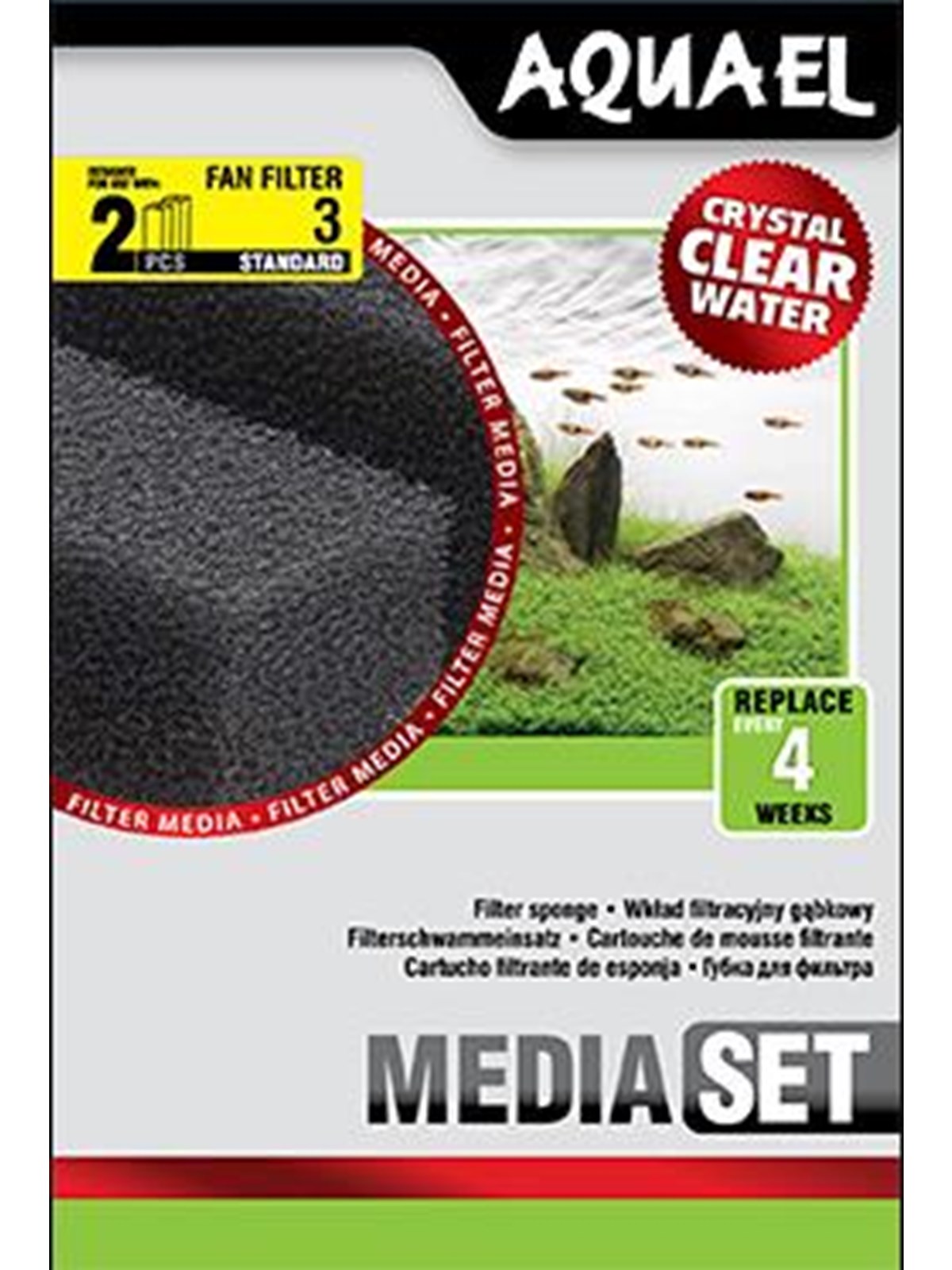 AQUAEL Filter cartridge Fan 3+ 2-p