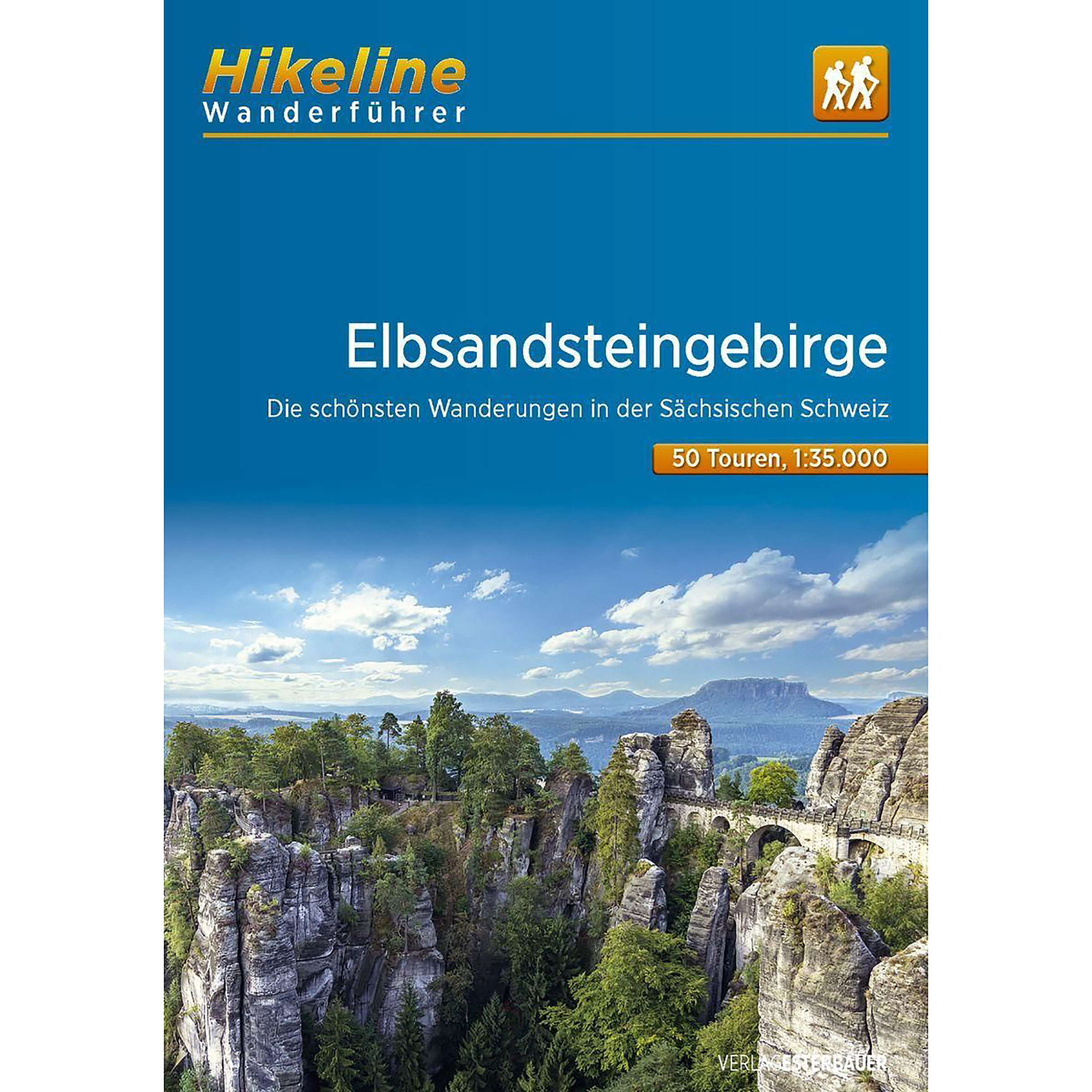 Esterbauer Elbsandsteingebirge Hikeline Wanderführer Wanderführer
