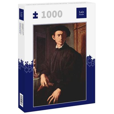 Lais Puzzle Angelo Bronzino - Porträt eines jungen Mannes mit Laute 1000 Teile