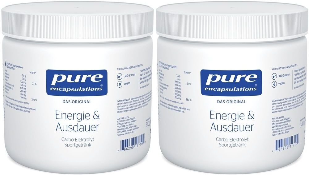 Pure Encap Energie&Ausdaue x2 2x340 g Pulver