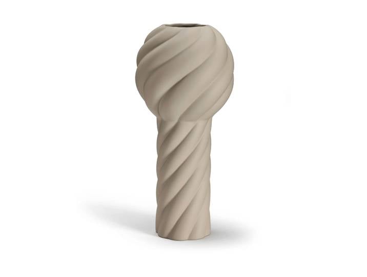 Cooee Design Vase Twist pillar 34 cm Sand
