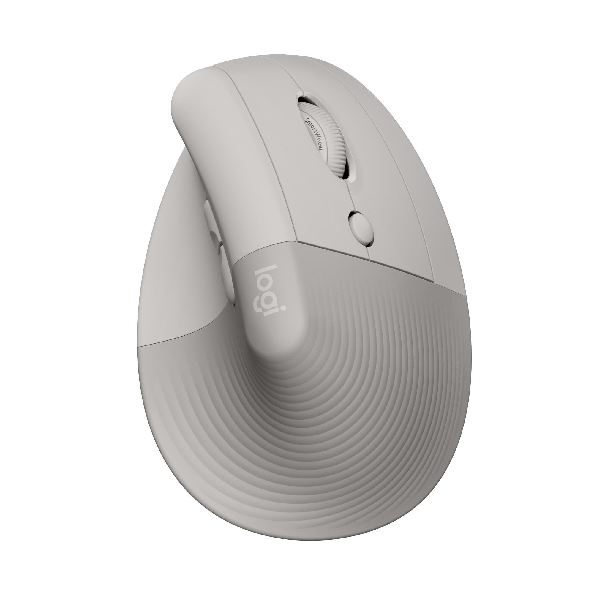 Logitech Lift Vertical Sand (Rechtshändig) Ergonomische Maus, kabellos, Bluetooth, Logi Bolt Adapter, Unterstützt Logi Options+ 910-007771