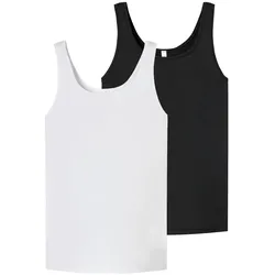 Schiesser Damen Unterhemd Trägertop - Unique Micro 2er Pack