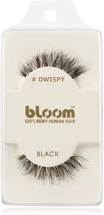 Bloom Natural faux-cils de vrais cheveux (Dwispy, Black) 1 cm