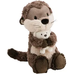 NICI Kuscheltier Otter Ophelio mit Teddy 7cm - beige|braun