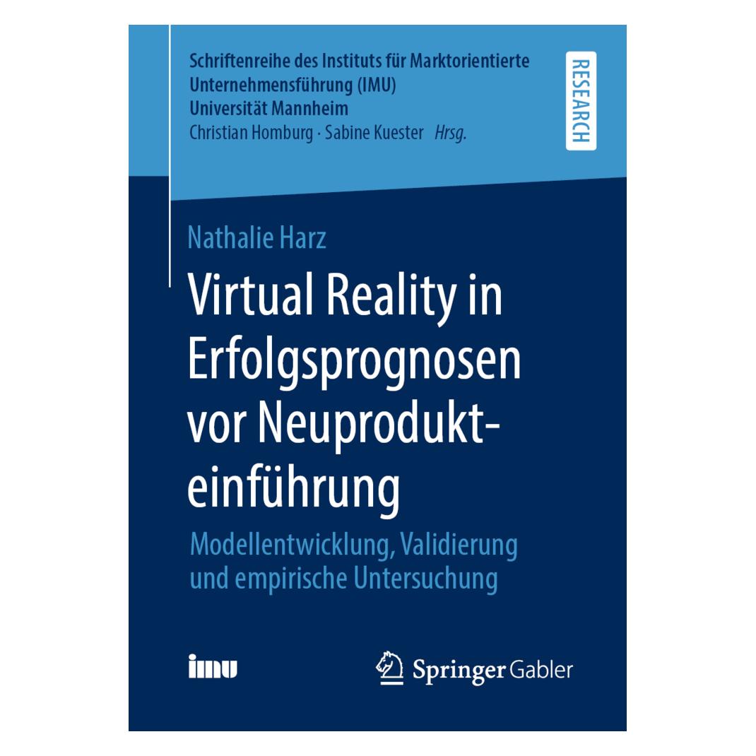 Springer Virtual Reality in Erfolgsprognosen vor Neuprodukteinführung (Deutsch, Softcover, Nathalie Harz) (56124689)