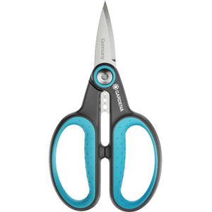 Gardena Kräuterschere HerbCut, Edelstahl, mit 1 Klinge, schwarz / blau, 17,3 cm