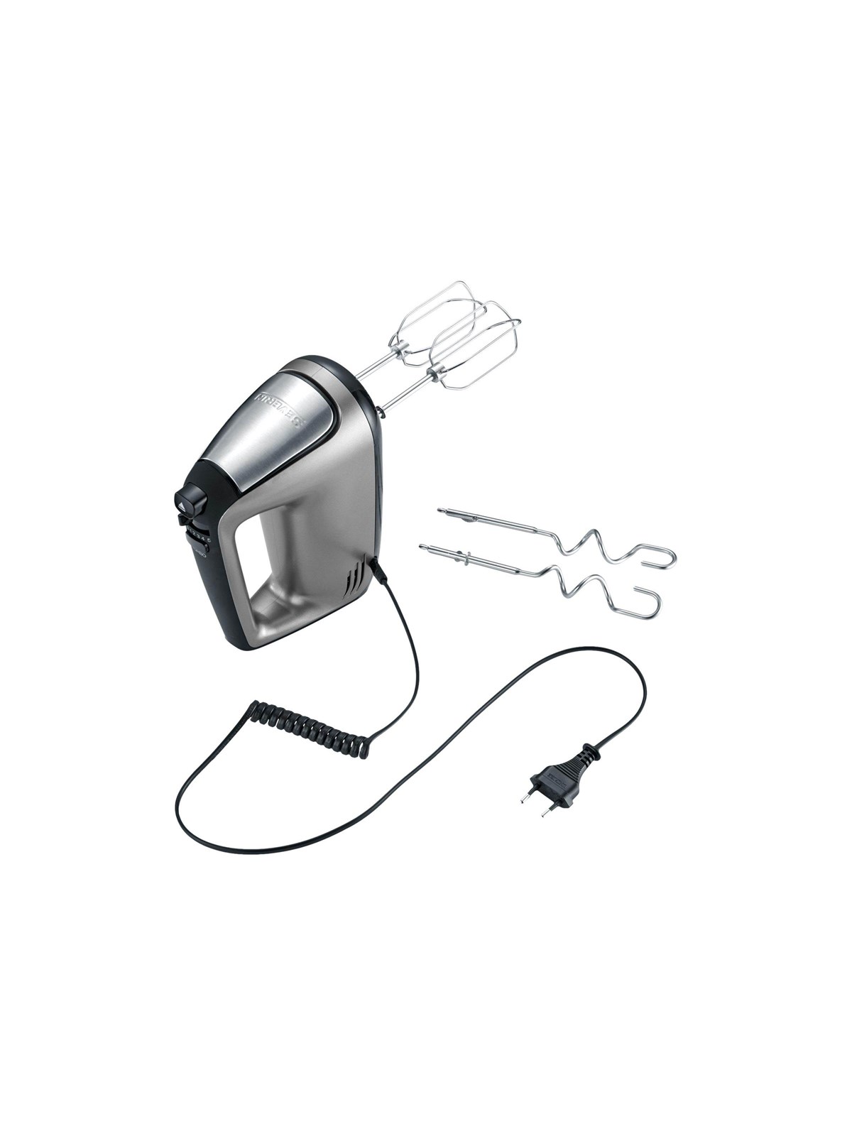 SEVERIN Handmixer HM 3832 - hand mixer - grey metallic/black/stainless steel - 400 W