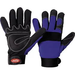 Arbeitshandschuhe Synthetikleder blau blau - 1530GR10 - blau