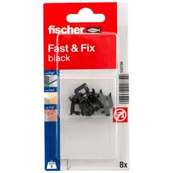 Fischer Fast & Fix K NV Wandhaken Schwarz Inhalt: 1 Set 532759
