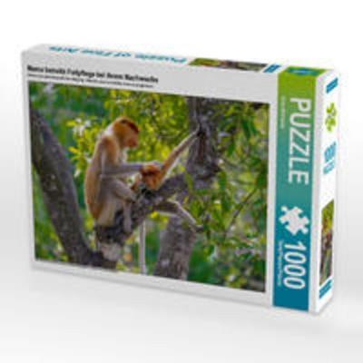 CALVENDO Puzzle Mama betreibt Fellpflege bei ihrem Nachwuchs 1000 Teile Lege-Größe 64 x 48 cm Foto-Puzzle Bild von Arne Wünsche