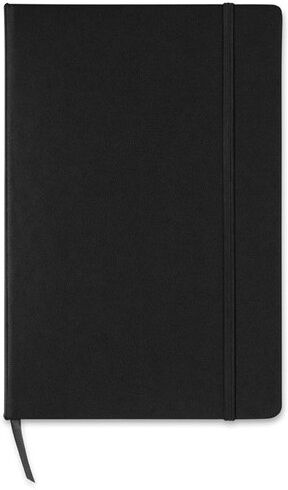 Carnet publicitaire A5 quadrillé SQUARED papier noir