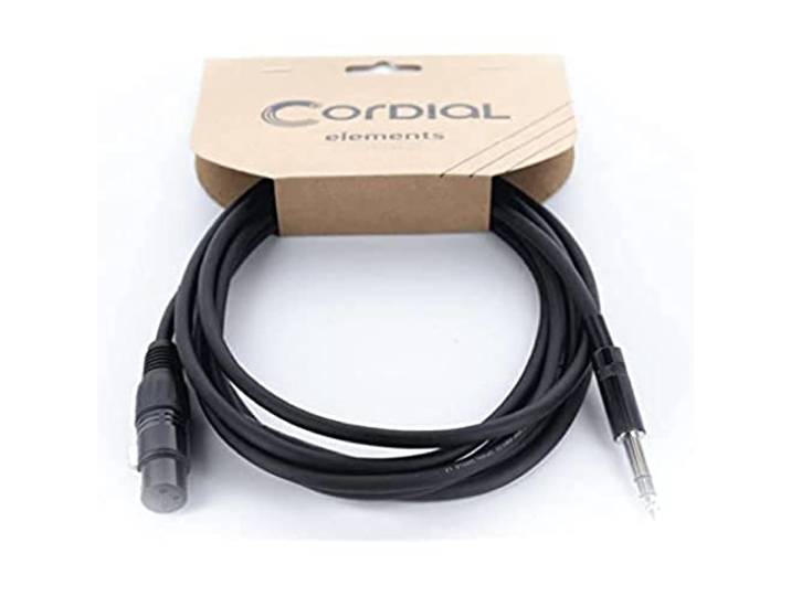 Audiokabel XLR vrouwelijk/stereo jack - 50 cm
