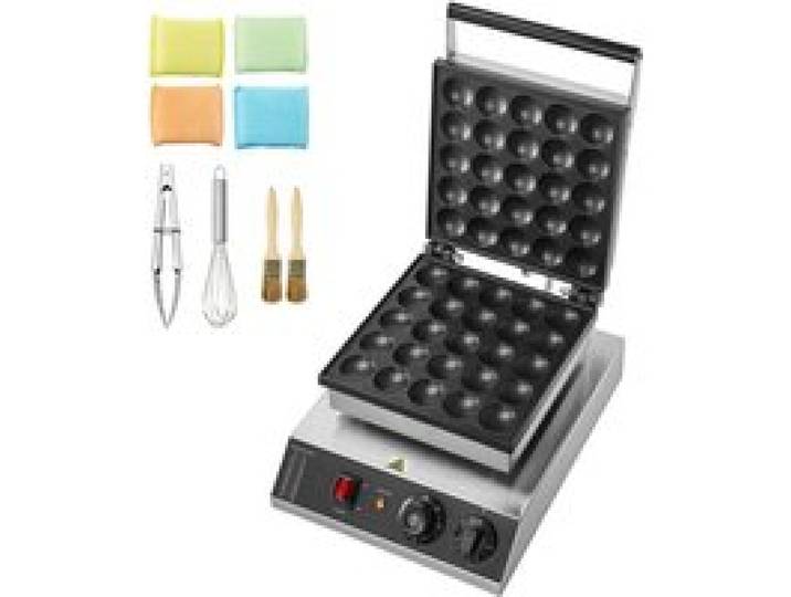 Mini Machine à Crêpes - DUOKU - 25 Pièces - 1700 W - Acier Inoxydable - Antiadhésif