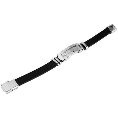 Armband ADELIA´S "Armband aus Leder 22 cm", schwarz, Armbänder, Herren, 22cm, Leder, Armband, Geschenkidee: zeitlos und vielseitig