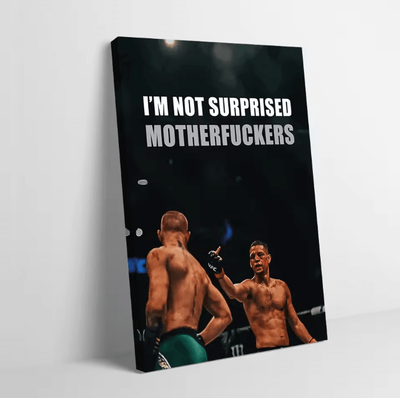 Uplift Curations Custom Nate Diaz Poster Canvas Wall Art UFC Fighter Decor For Living Room & Gym (Unframed Modern Print) 2 15.7x11.8in(40x30cm)