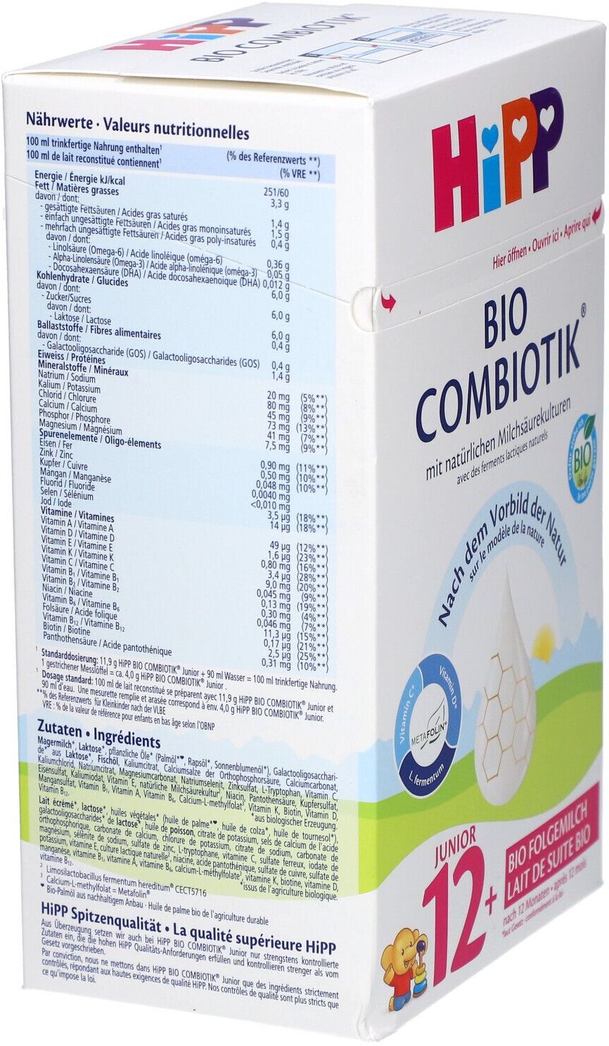 Hipp Junior Bio Combiotik 600 g Puder