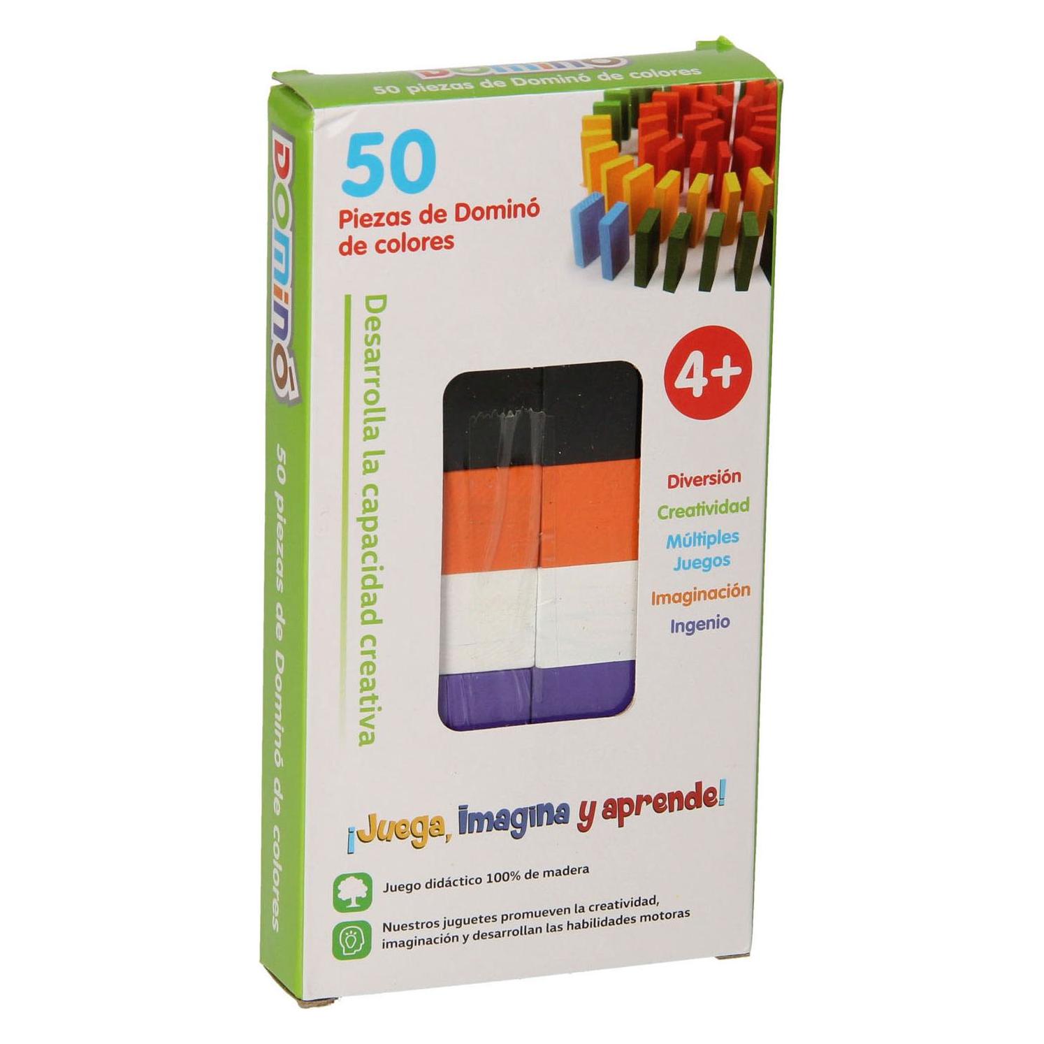 Longfield Dominosteine aus Holz, 50 Stück. (52506586)