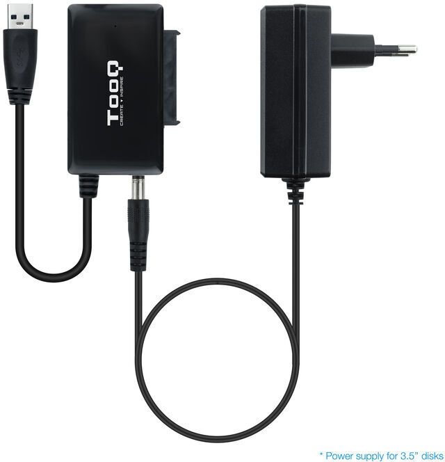 Tooq Adaptador USB 3.0 USB-A - SATA HDD/SSD 2.5" / 3.5"