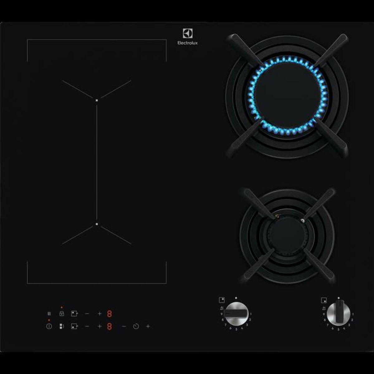 Electrolux KDI641723K, Schwarz, Integriert, 60 cm, Kombi, 4 Zone(n), 2 Zone(n)