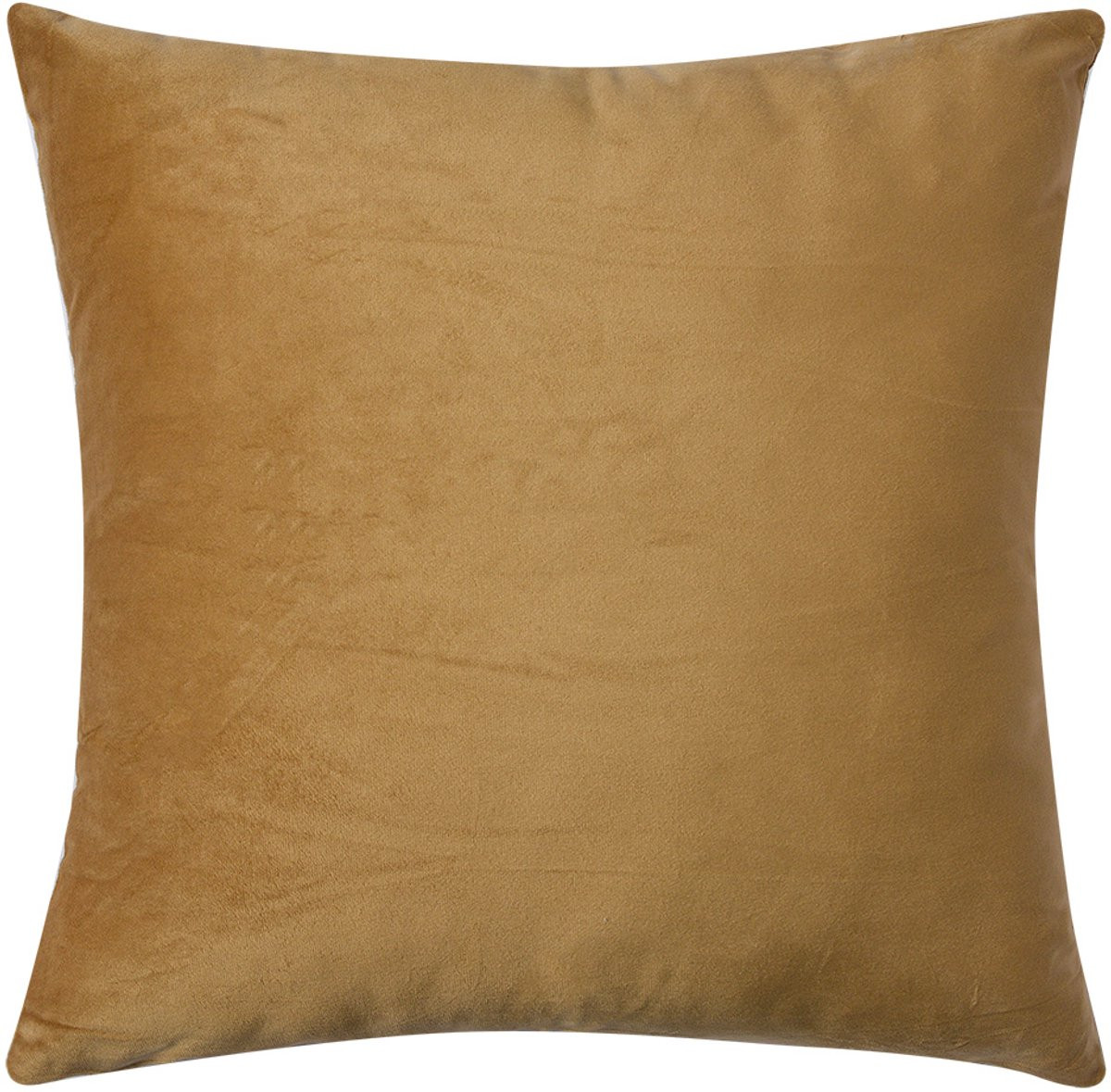 Clayre & Eef Kussenhoes Bruin Synthetisch 45x45 cm