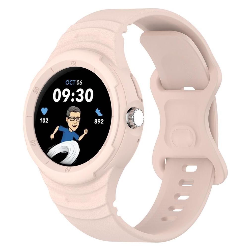 Techsuit - Watchband (W066) - Google Pixel Watch / Watch 2 / Watch 3 41mm - Pink (Silicone) (56361967)