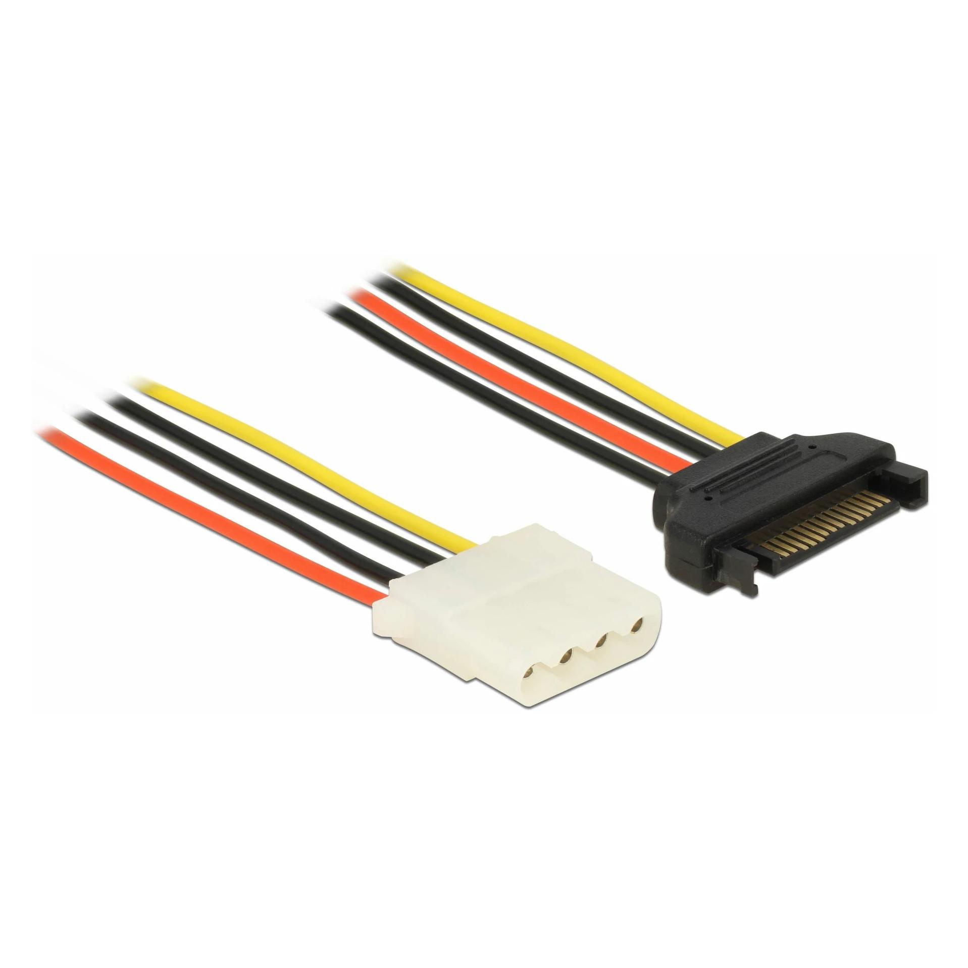 Delock SATA/Molex Adapterkabel, 100cm (100 cm, 4 pin PWM, SATA) (60140)