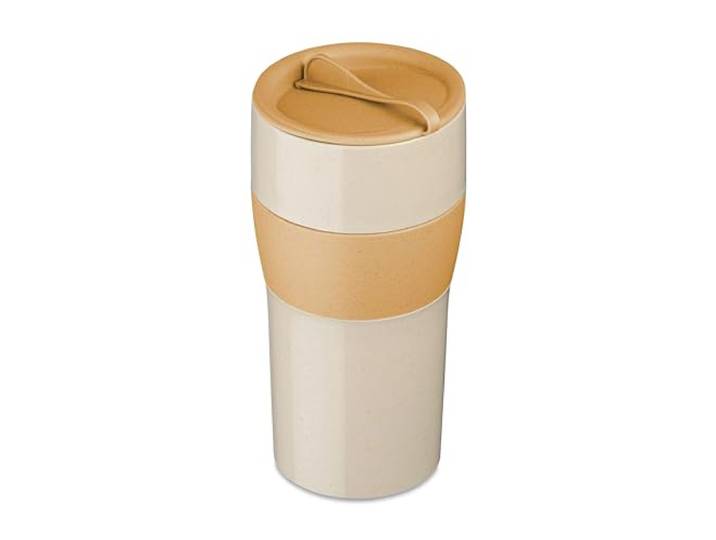 Koziol Aroma to GO XL Thermobecher mit Deckel 700ml Wood/Sand 7243277