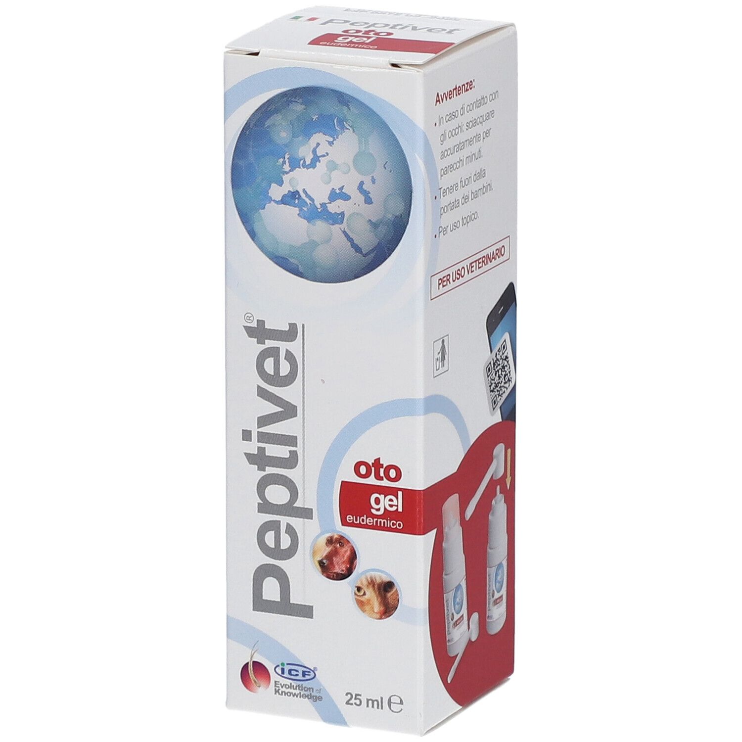 Peptivet OTO GEL VET 25 ml Gel