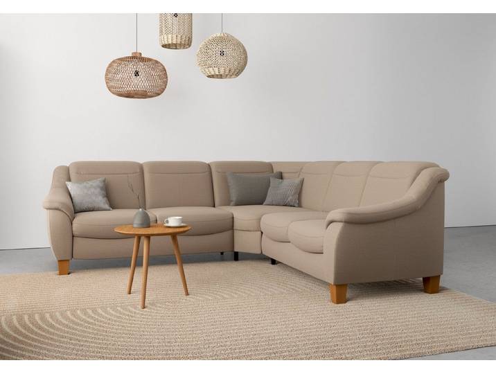 OTTO home Ecksofa Caldera L-Form, Federkern, optional Kopfteilverstellung, Schlaffunktion & Bettkasten