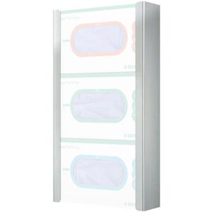 B.Braun Handschuhspender Trio Long, 2607703602, für 3 Boxen Einmalhandschuhe, Edelstahl, silber, 100 Stück