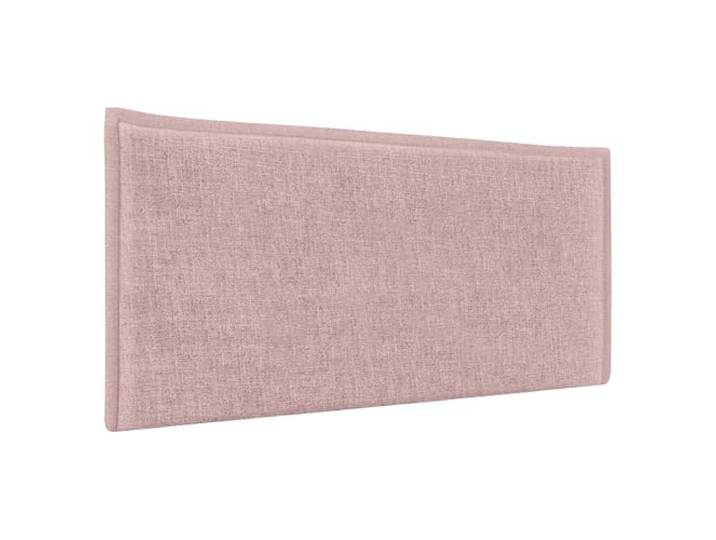 DHOME Kopfteil aus natürlichem Leinen mit einfachem Saum, gepolstertes Bett-Kopfteil für Schlafzimmer, modern, Top-Trend (Rosé, 110 cm (Betten 80/90/105))