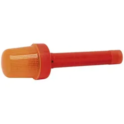 Blinkleuchte für Faltleitkegel, orange, 16 x 4,5cm - orange