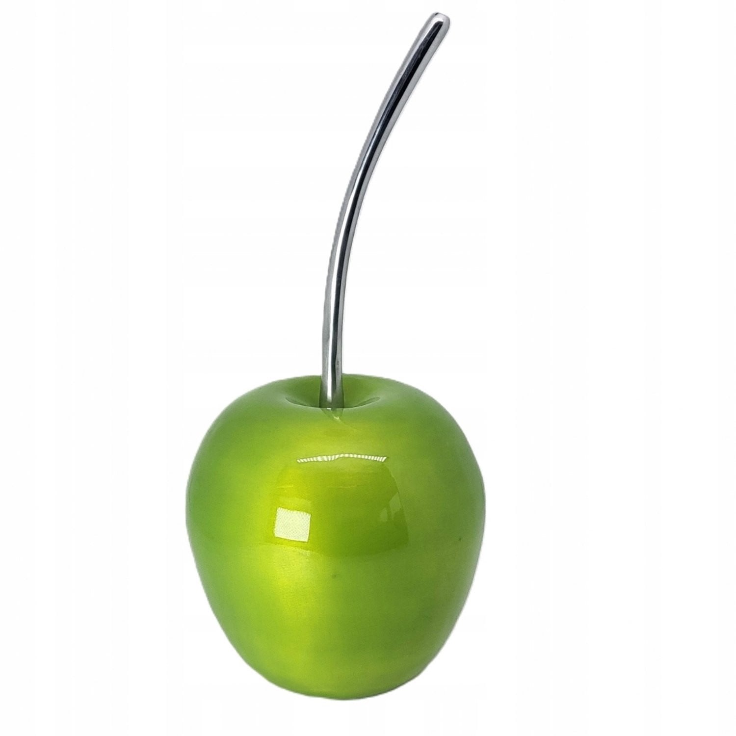 Groene Metalen Kersen Decoratie - Stijlvolle Woonaccessoire voor op tafel