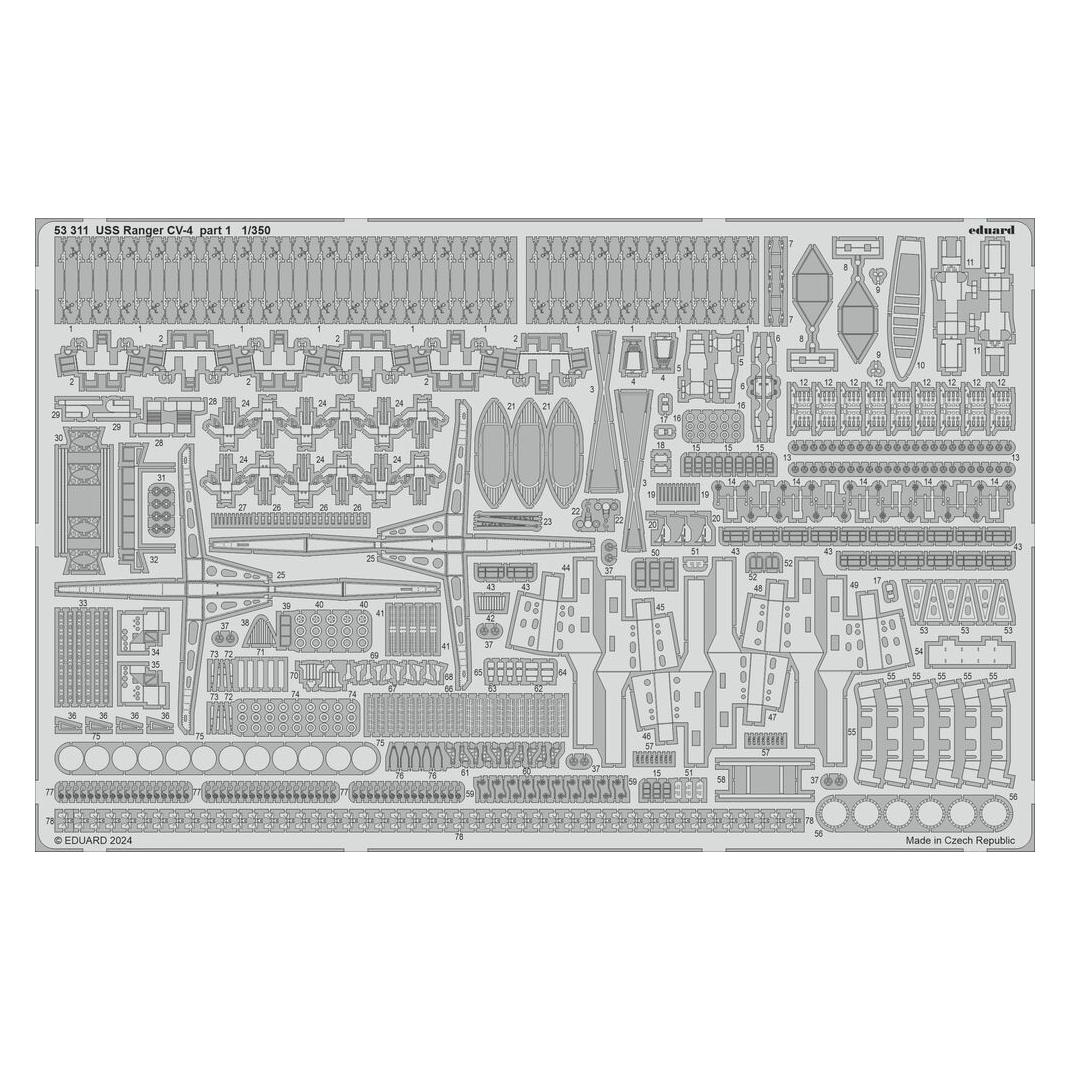 Eduard USS Ranger CV-4 part 1 (53311)