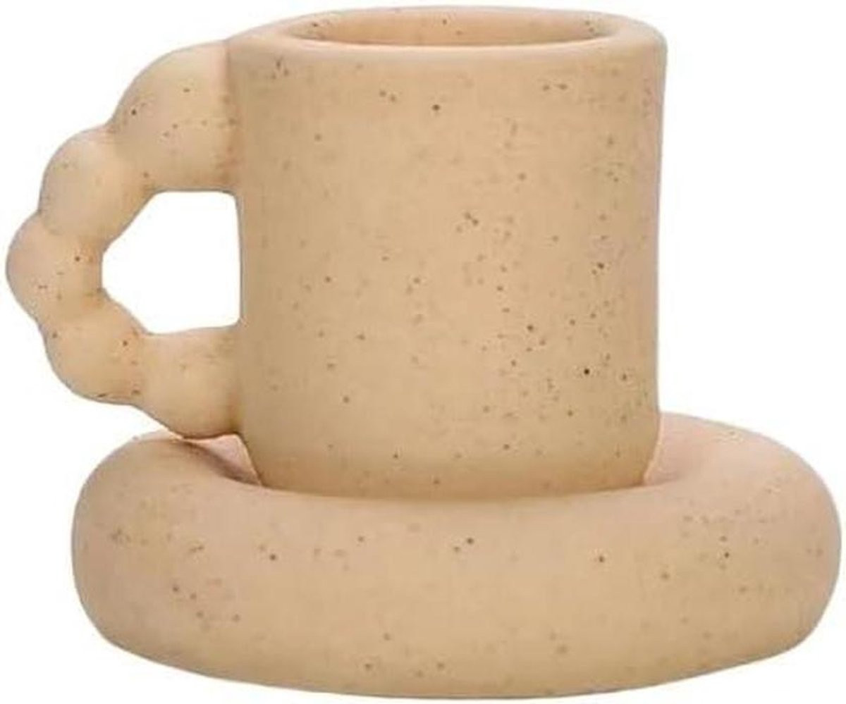 Set van 3 decoratieve keramische kaarsenhouders voor sfeercreatie