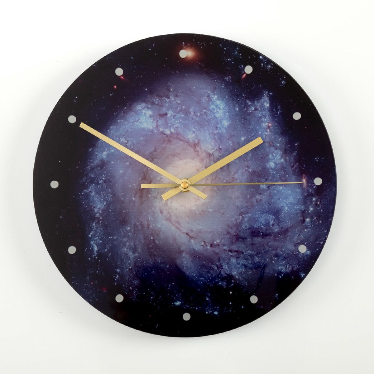 Cave & Garden Wandklok Sterrenstelsel - Modern - Zwart - Diameter: 30 cm