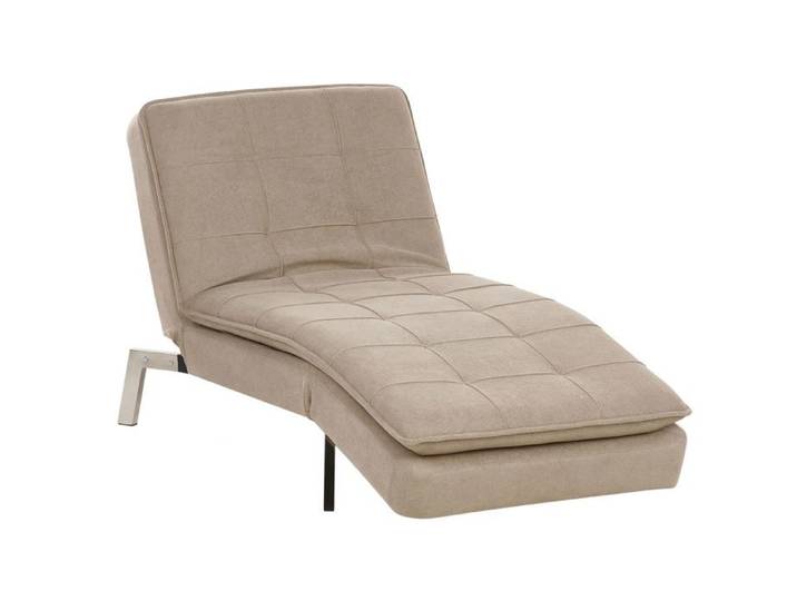 Chaise longue LOIRET Tissu Beige