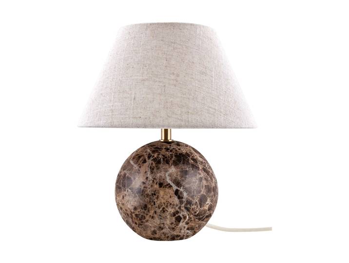 Globen Lighting Lampe de table Castello 35 Marron marbre