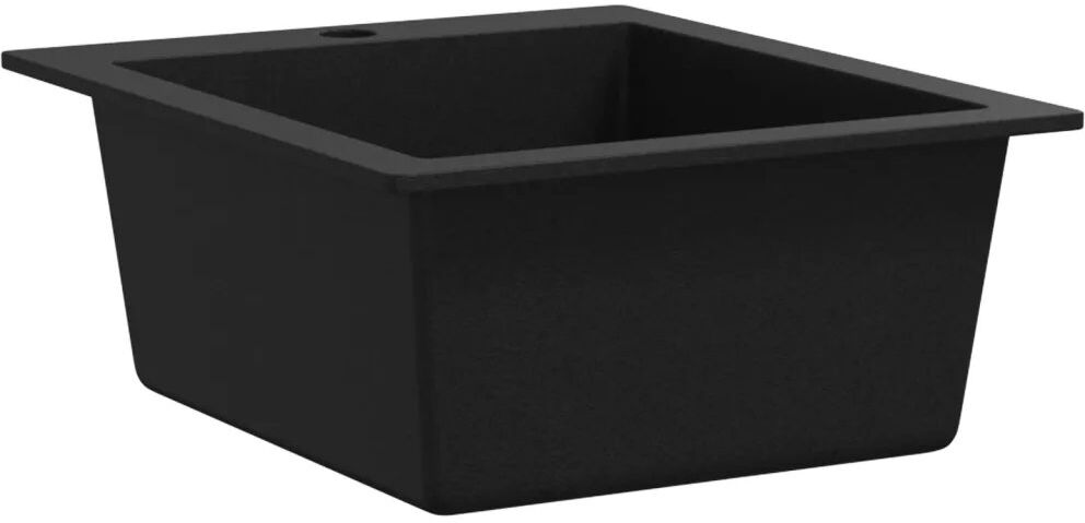 Belfry Kitchen Audra Overmount Kitchen Sink Single Basin Granite Black 4,249.99mm L