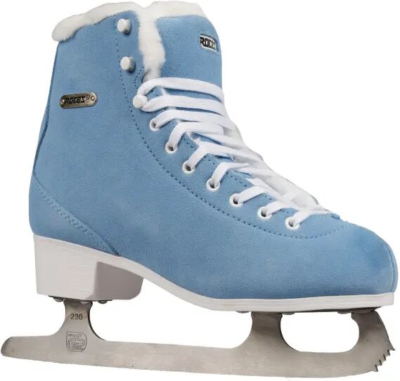 Figure Skates Roces Suede Eco-Fur (Suede Blue - 3.5)  - Blue;White - Size: 3.5 UK