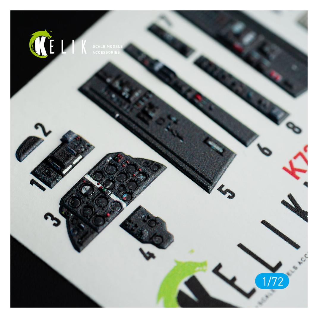 Kelik MiG-21 F-13 interior 3D decals for Revell kit (K72059)