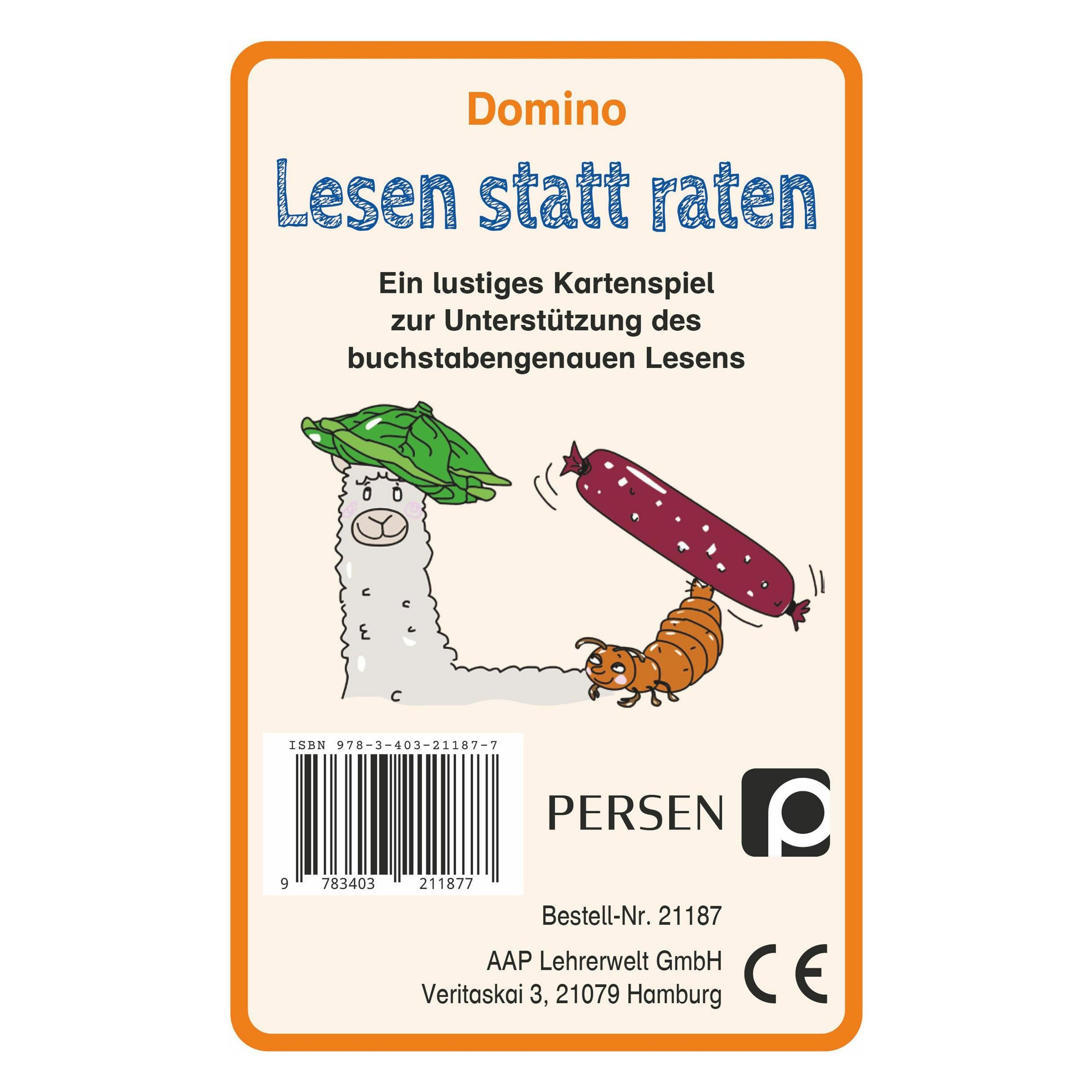 Persen Stadelmeier:Domino: Lesen statt raten (Deutsch) (44156886)