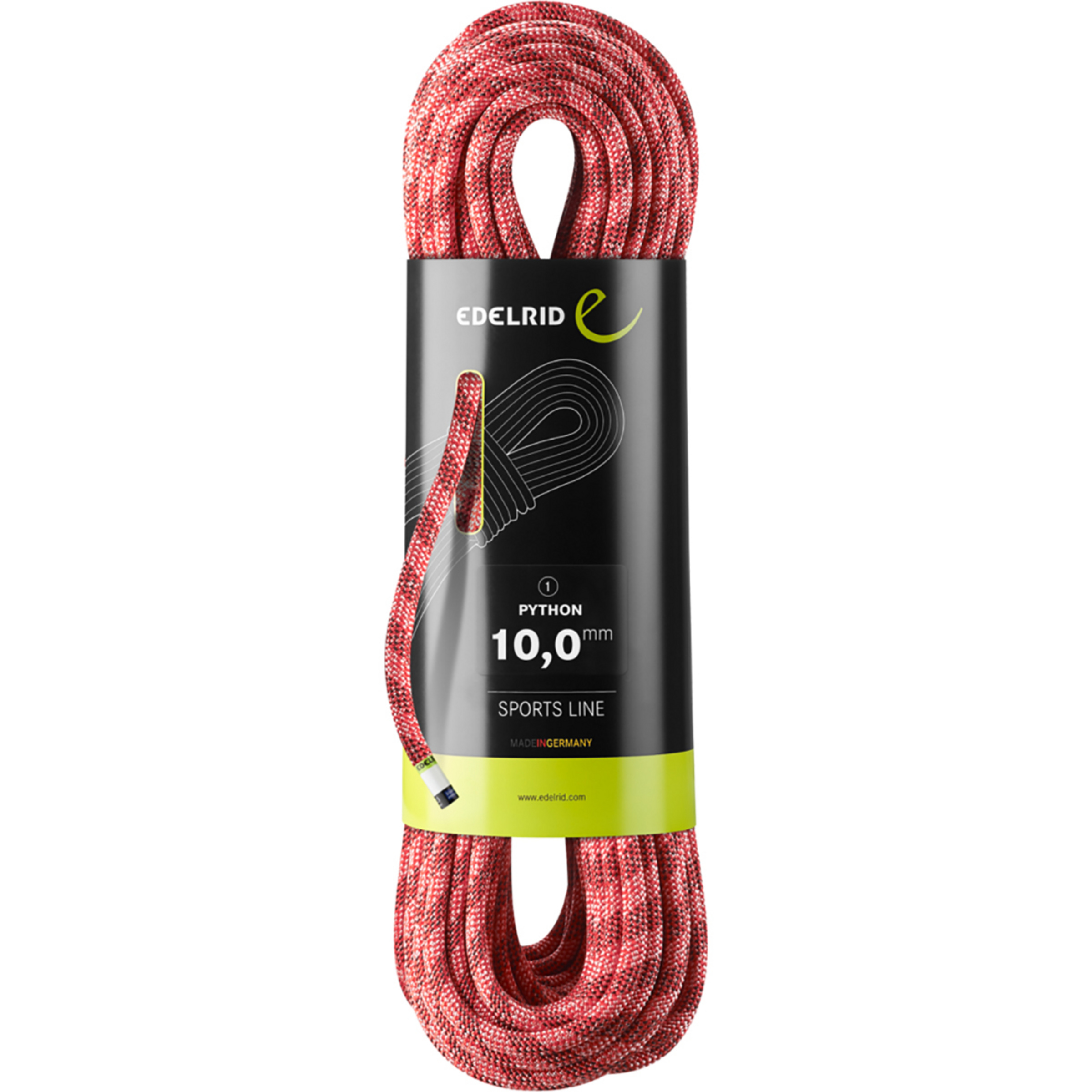 Edelrid Python 10.0 Kletterseil Kletterseile rot Größe 70M Sportklettern