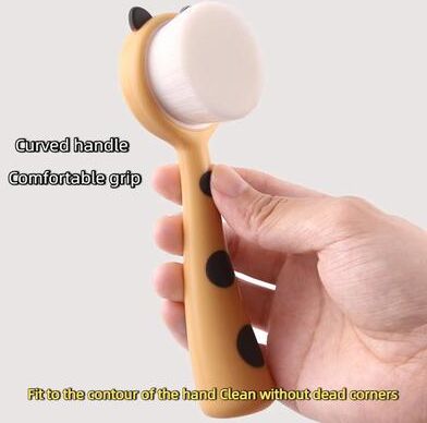 Quick Pick Pro 3D Double Silicone Facial Cleansing Brush, Soft Bristles Manual Massage Facial Brush, Exfoliating Double Sided Face Wash 3D Double Silicone Facial Cleansing Brush, Soft Bristles Manual Massage Facial Brush, Exfoliating Double Sided Face Was