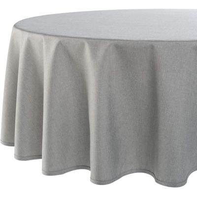 Tischdecke DELINDO LIFESTYLE "WIEN", grau, B:140cm L:180cm, Polyester, Tischdecken, Tischdecke, Fleckabweisend, pflegeleicht, 180 g/m²
